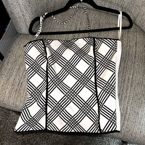 White House Black Market Banded Bottom Bustier with Removable Straps - 6